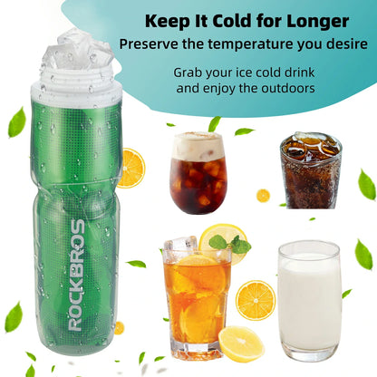 ROCKBROS 24OZ Insulated Bike Water Bottle