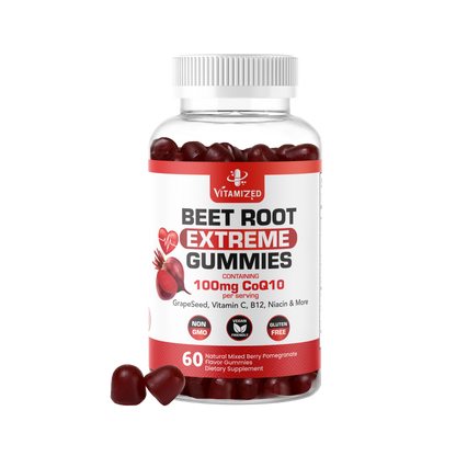 Beet Root Extreme Gummies with CoQ10, 60 Count