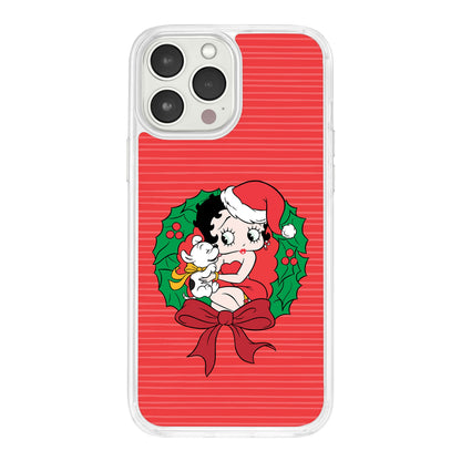 Betty Boop Christmas HD Apple iPhone 12 Series Mag-Safe Phone Case