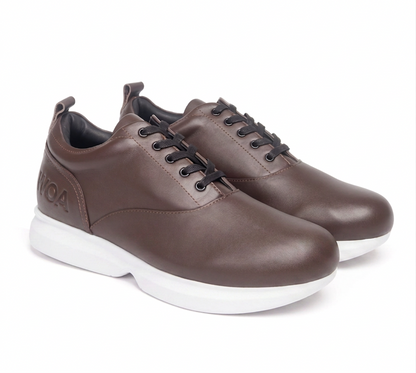 Brown & White All-Day WOA Dress Sneaker