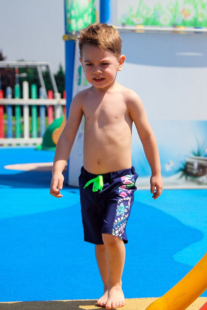 Woven Navy Boys Shorts B2202