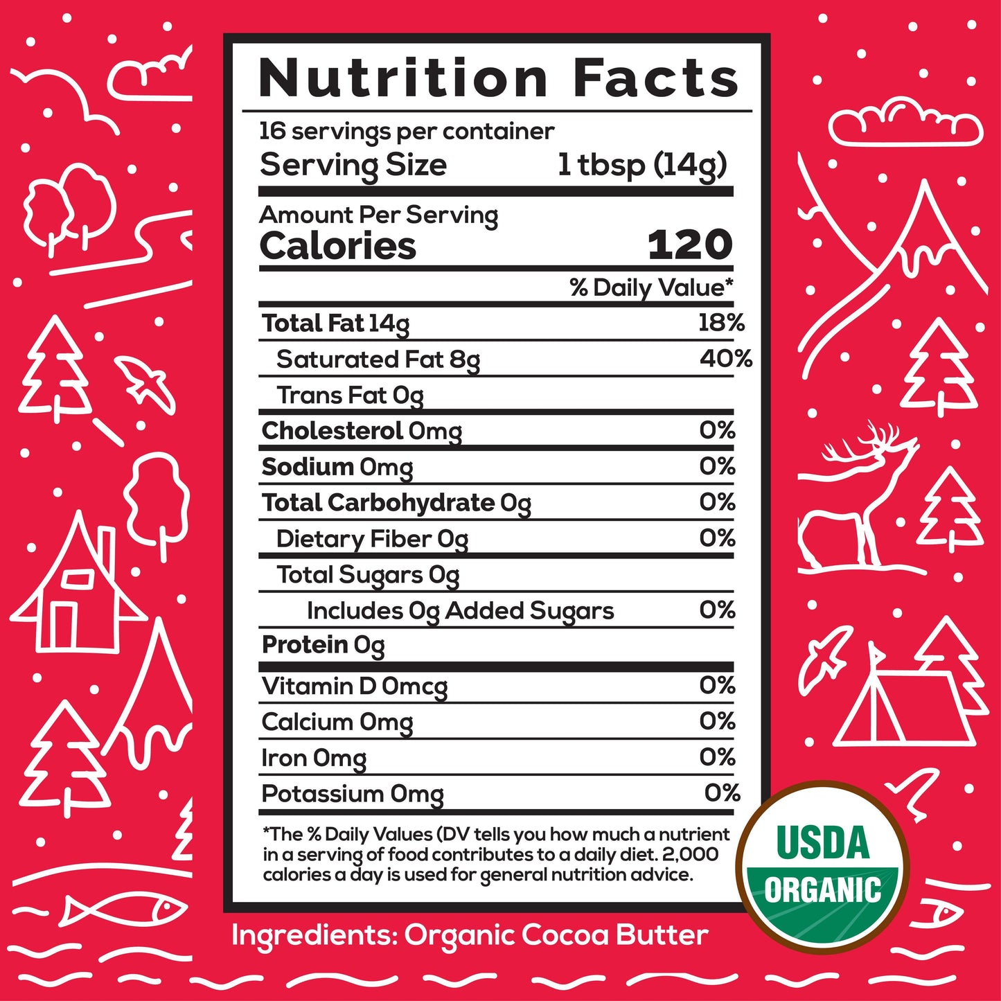 Wholesale case of 6 - Cocoa Butter Wafers, Raw & Organic 16oz