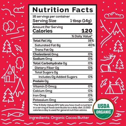Wholesale case of 6 - Cocoa Butter Wafers, Raw & Organic 16oz