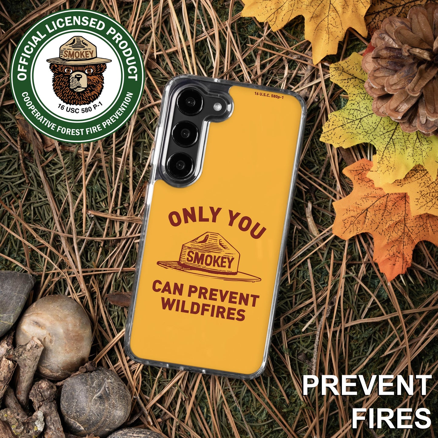 Smokey Bear Classic HD Samsung Galaxy S22 Phone Case