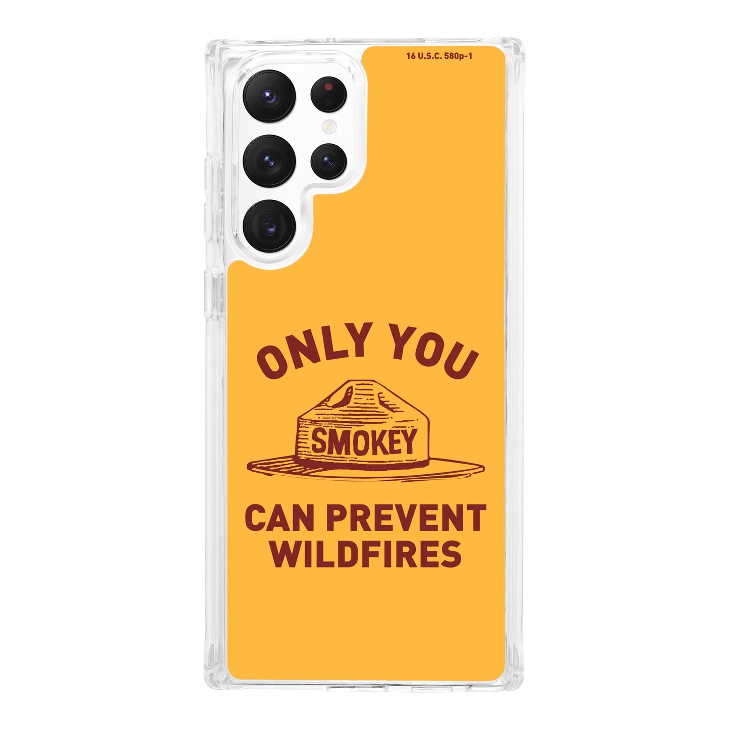 Smokey Bear Classic HD Samsung Galaxy S22 Phone Case