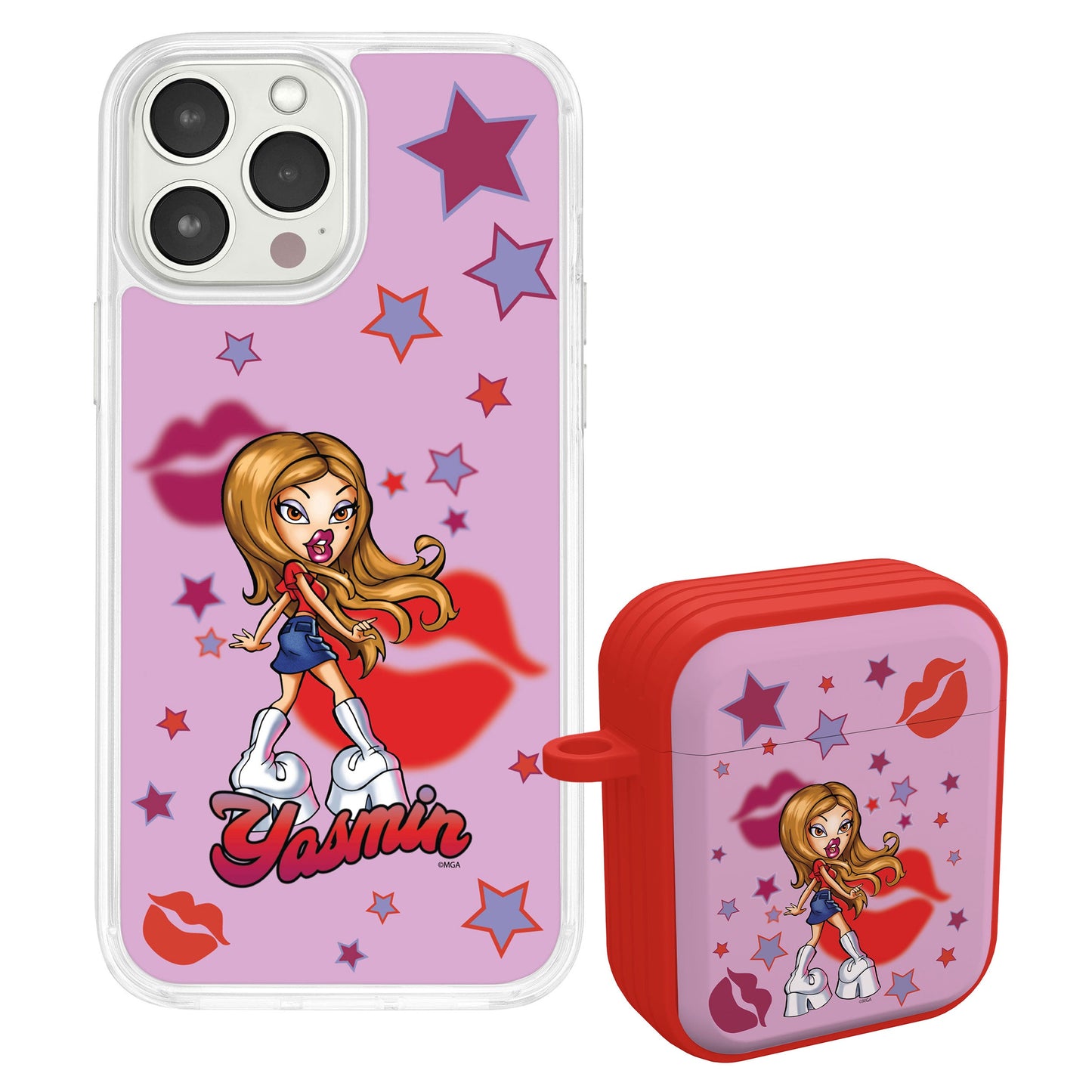 Bratz® Passion For Fashion HD Apple iPhone 12 Mag-Safe Phone Case and AirPods Gen 1 & 2 Combo Package