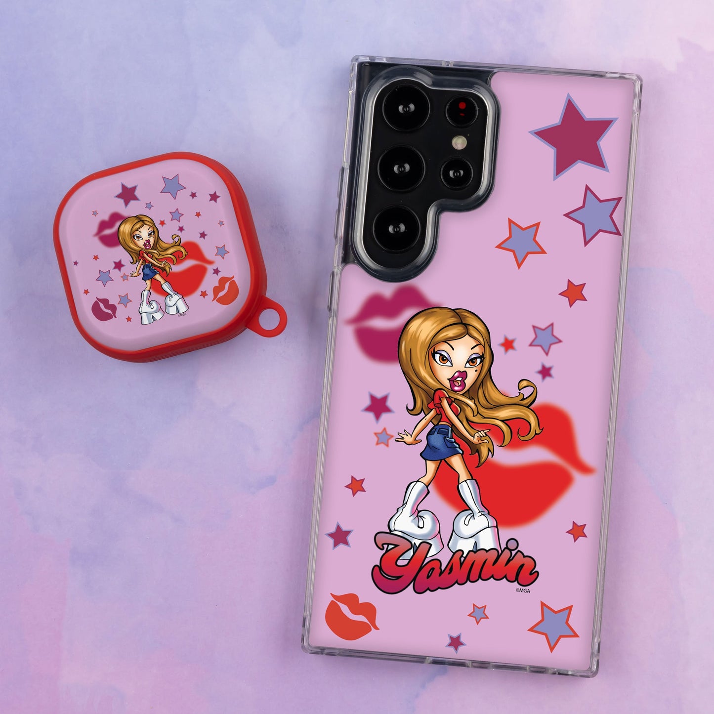 Bratz® Passion For Fashion HD Samsung Galaxy S22 Series and Buds Pro Combo Package