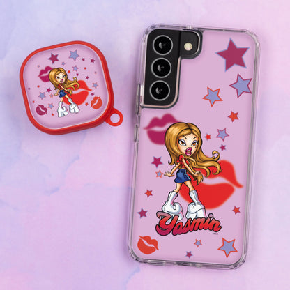 Bratz® Passion For Fashion HD Samsung Galaxy S23 Series and Buds Pro Combo Package
