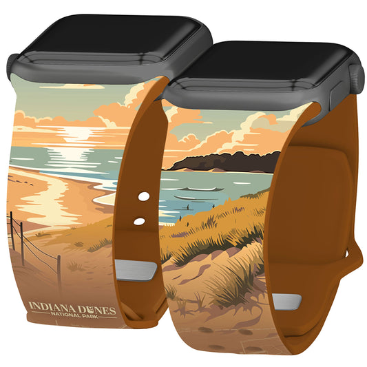 National Parks Indiana Dunes HD Fitbit Versa 3 & Sense 1 Watch Band
