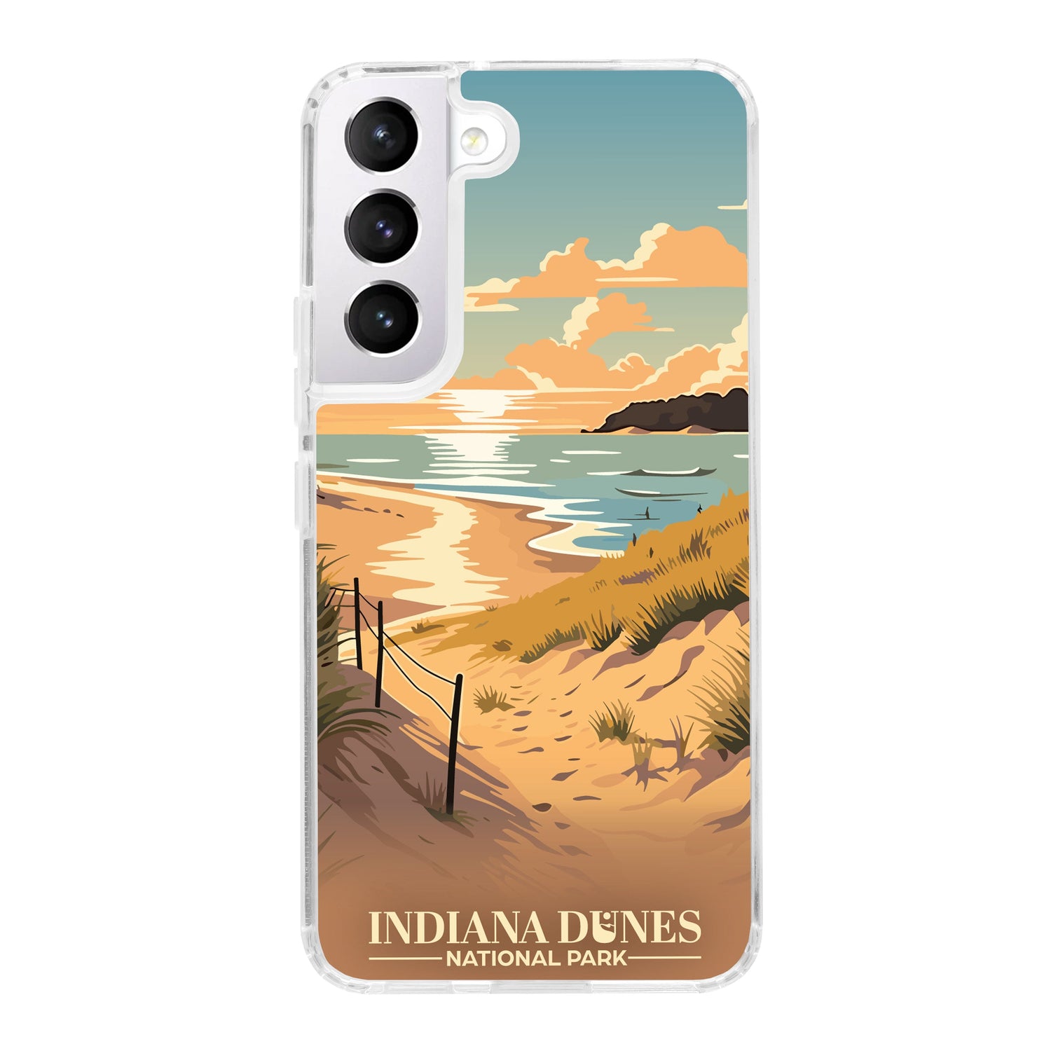 National Parks Indiana Dunes HD Samsung Galaxy S22 Phone Case - Triathlete Store