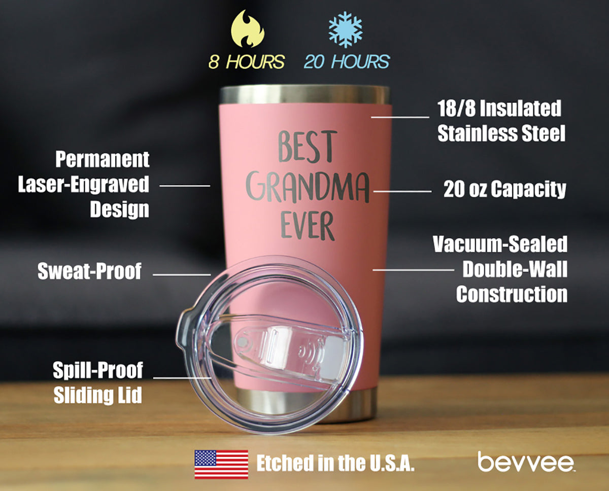 Best Grandma Ever - 20 oz Coffee Tumbler