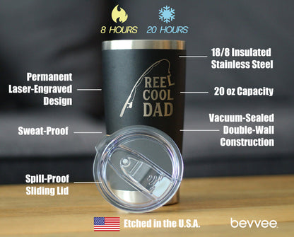 Reel Cool Dad - 20 oz Coffee Tumbler