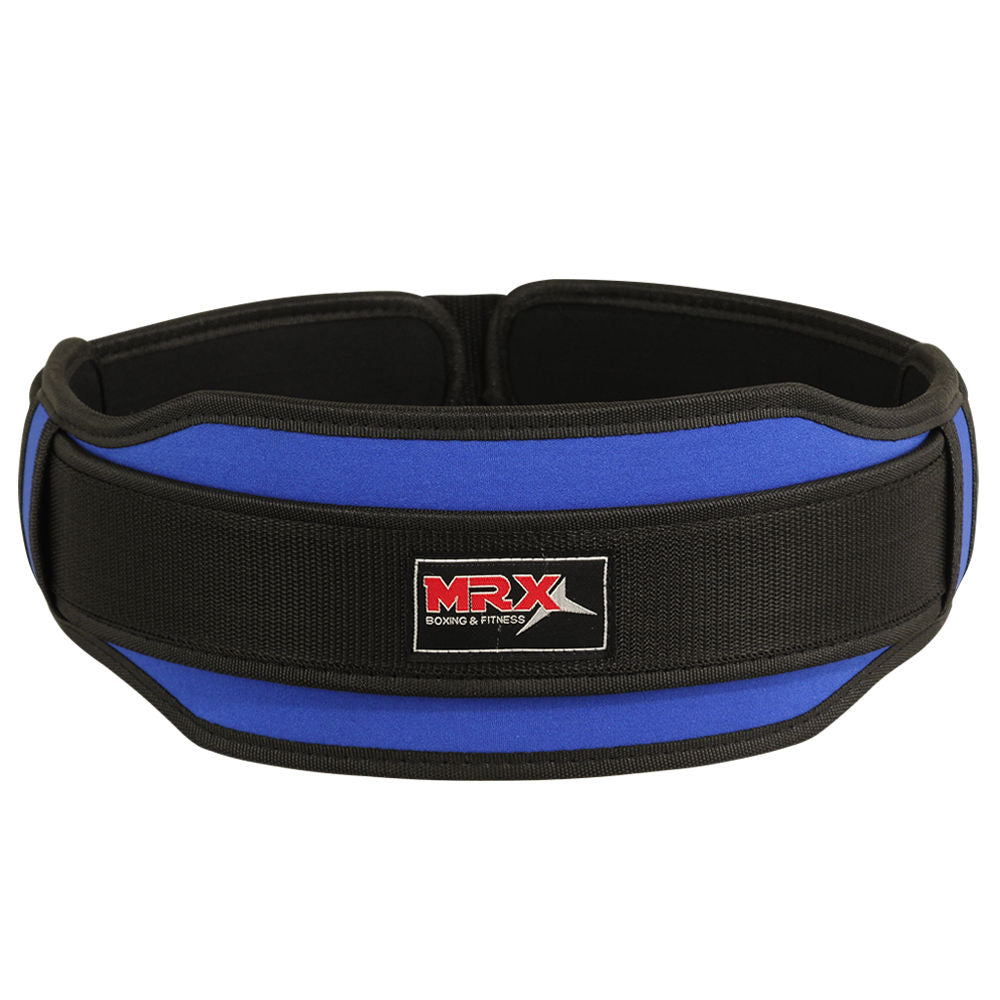 MRX Weight Lifting Belt With Double Back Support Bodybuilding Gym Training Belt 5" Wide All Sizes - Triathlete Store
