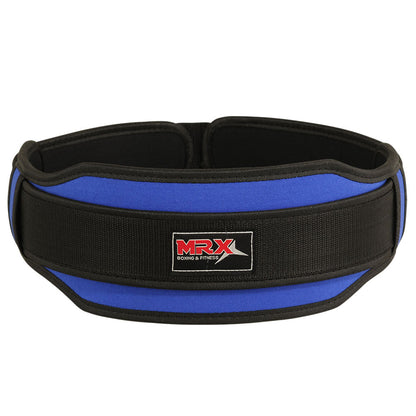 MRX Weight Lifting Belt With Double Back Support Bodybuilding Gym Training Belt 5" Wide All Sizes - Triathlete Store