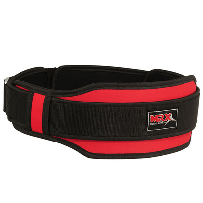 MRX Weight Lifting Belt With Double Back Support Bodybuilding Gym Training Belt 5" Wide All Sizes - Triathlete Store
