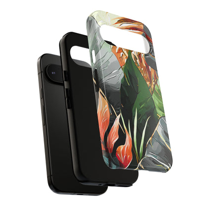 Tropical Leaf Tough Phone Case