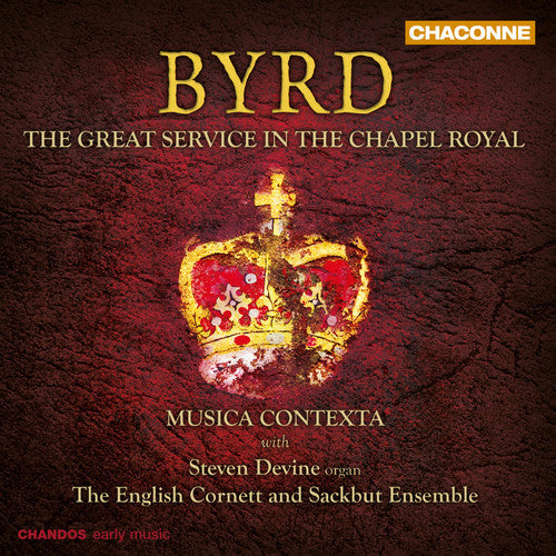 Musica Contexta - Great Service in Chapel Royal [CD]