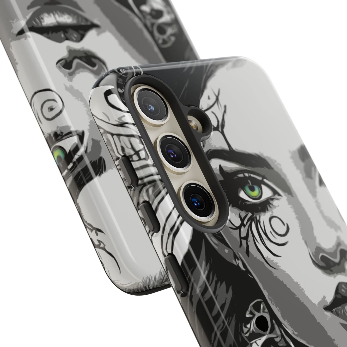 Green Eyed Devilish Beauty Tough Phone Case