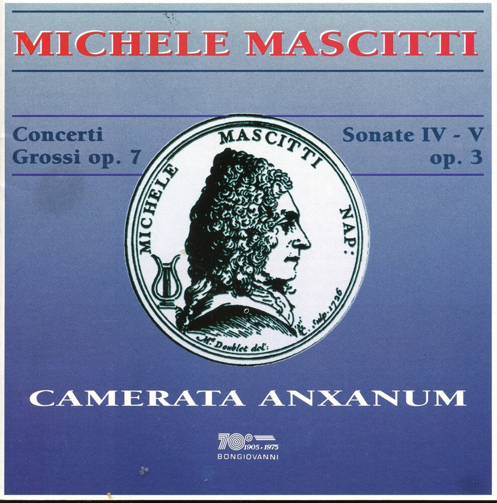 Camerata Anxanum - Concerto for Violin Strings & Basso Continuo Music CD
