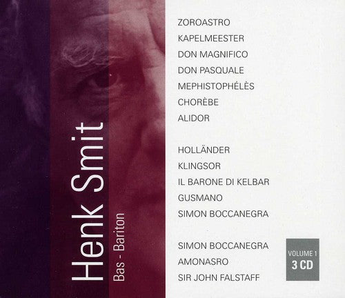 Henk Smit - Bas-Bariton 1 Music CD