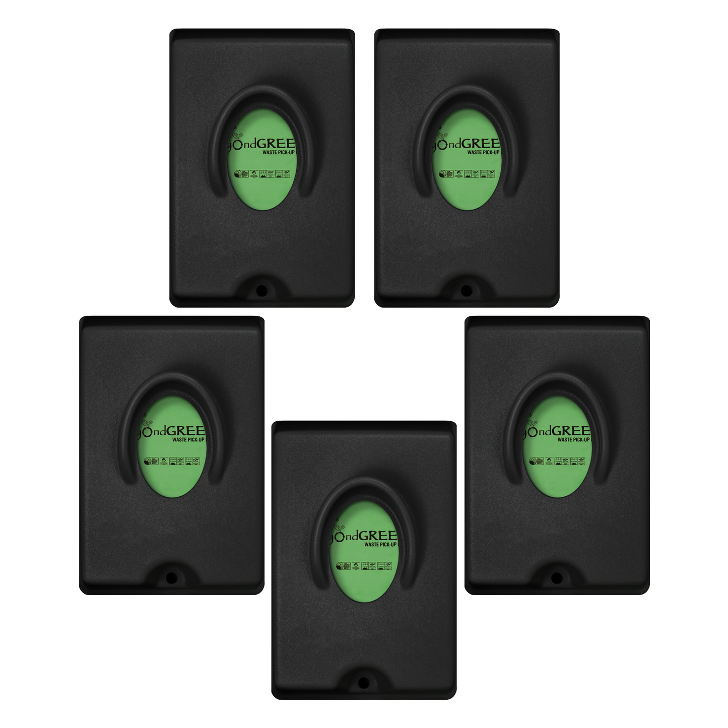 beyondGREEN Single-Pull Dog Waste Bag Dispenser – Wall/Pole Mount – Compatible with Single-Pull Header Packs – Heavy-Duty Construction