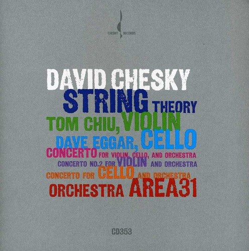 David Chesky - String Theory / Cto for Violin Cello & Orch Music CD