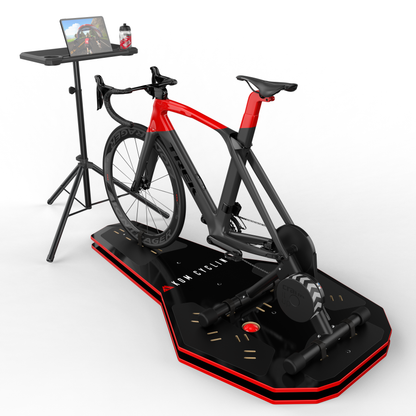 Indoor Media Display Cycling Desk