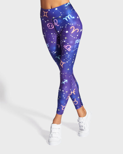 Zodiac Drip Yoga Leggings