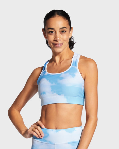 Blue Skies Sports Bra