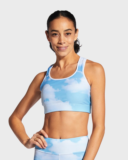 Blue Skies Sports Bra