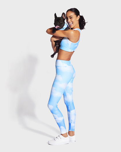 Blue Skies Sports Bra