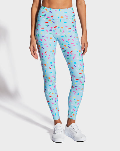 Sprinkle Me Blue Leggings