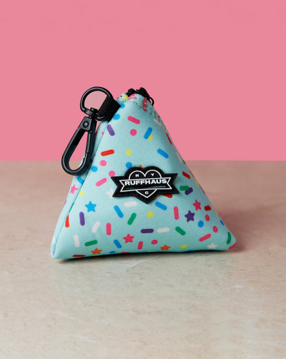 Sprinkle Me Blue Poop Bag Holder