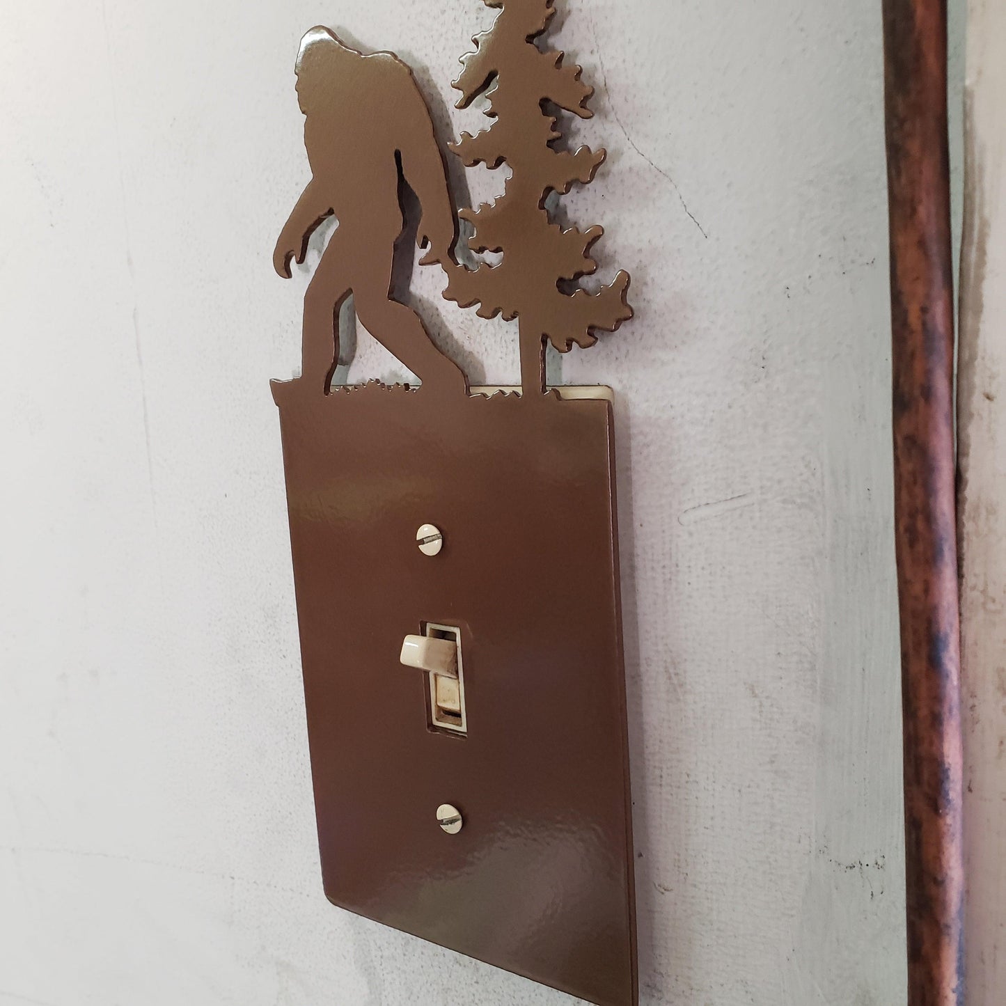 sasquatch light switch cover