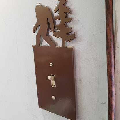 sasquatch light switch cover