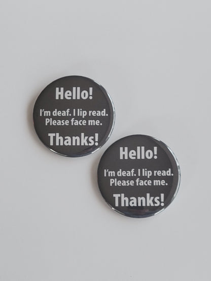 Hard of Hearing Buttons