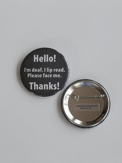 Hard of Hearing Buttons