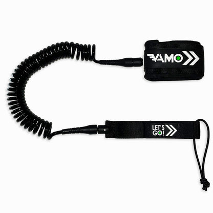 8' FOIL 7mm 'Calf' Coiled - Black