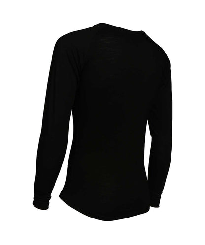 M. LIGHTWEIGHT MERINO LS BASE - BLACK