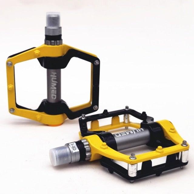 New Bicycle Pedals magnesium Aluminum alloy Pedal MTB Road Bike Pedals 5 colors optional  Pedals Mountain Bike Pedals Lightweight Alloy Fiber Bicycle Platform Pedals