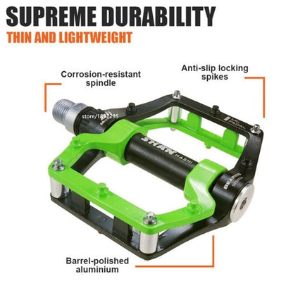 New Bicycle Pedals magnesium Aluminum alloy Pedal MTB Road Bike Pedals 5 colors optional  Pedals Mountain Bike Pedals Lightweight Alloy Fiber Bicycle Platform Pedals