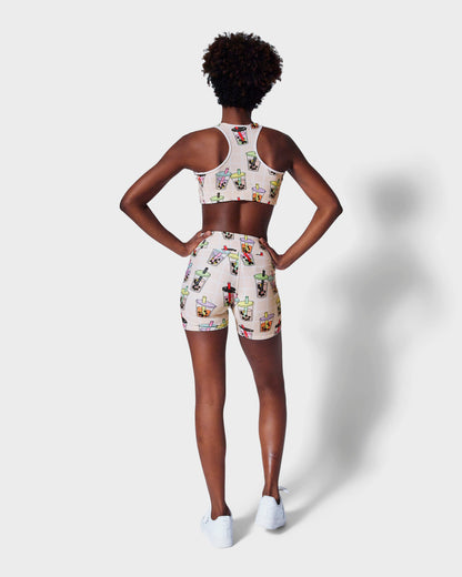 Boba Time Yoga Shorts