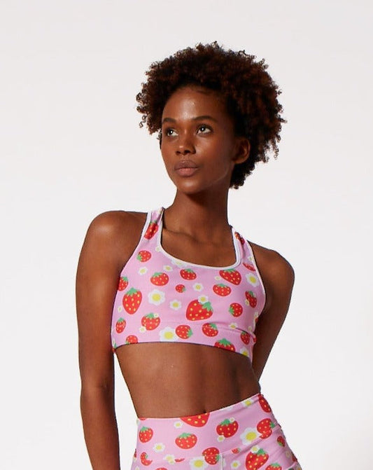 Strawberry Sports Bra