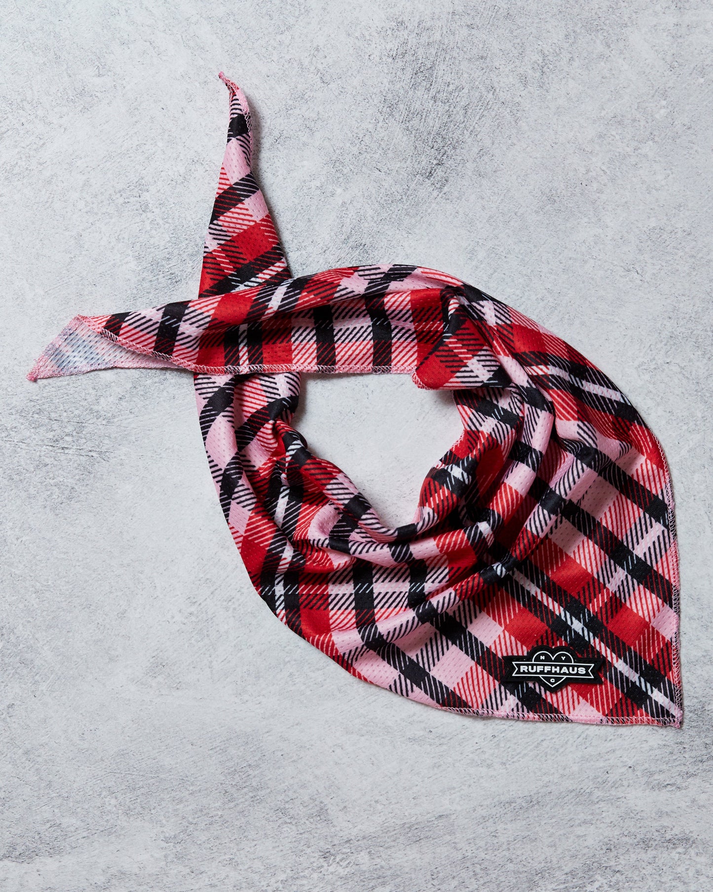 Puppy Love Plaid Cooling Bandana