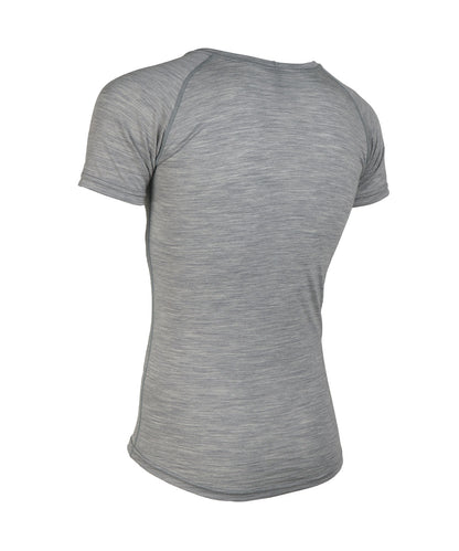 M. LIGHTWEIGHT MERINO SS BASE - GREY HEATHER