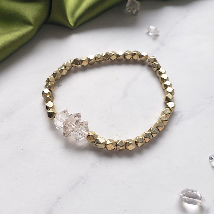 Diamond Quartz Star Dust Bracelet