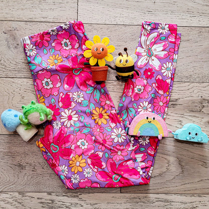 Easter Floral - High-quality Handcrafted Vibrant Leggings