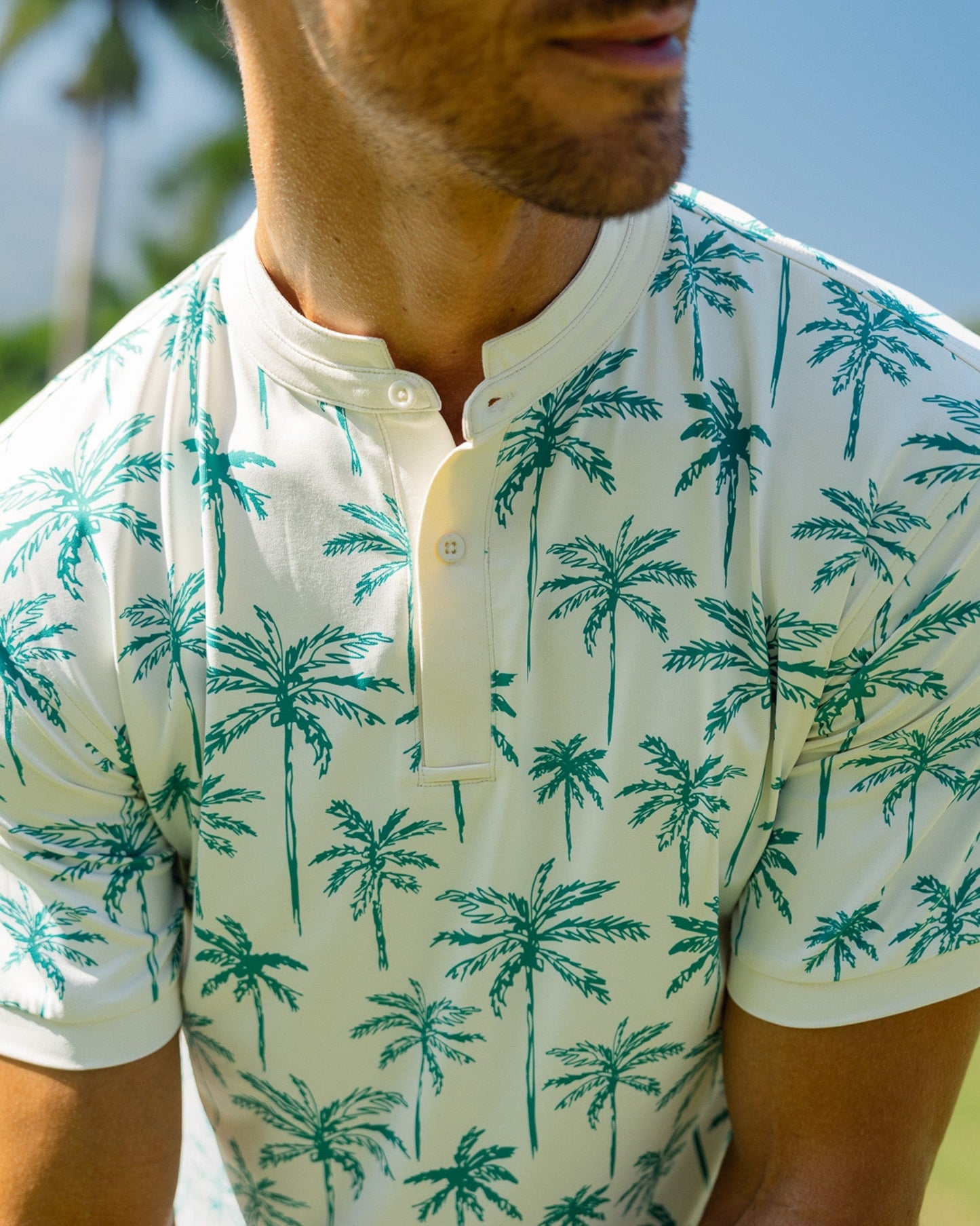 Catalyst Polo | Mantra Collar | Palm Forest