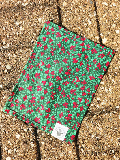 Christmas Holly Handkerchief