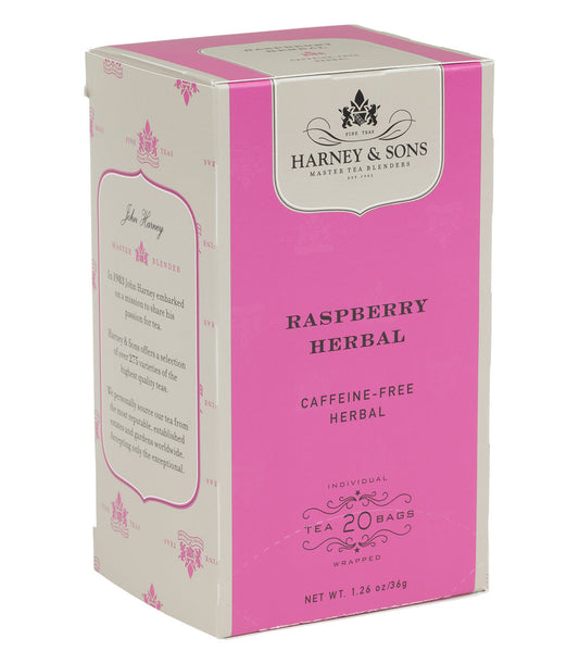 Red Raspberry, Box of 20 Premium Teabags